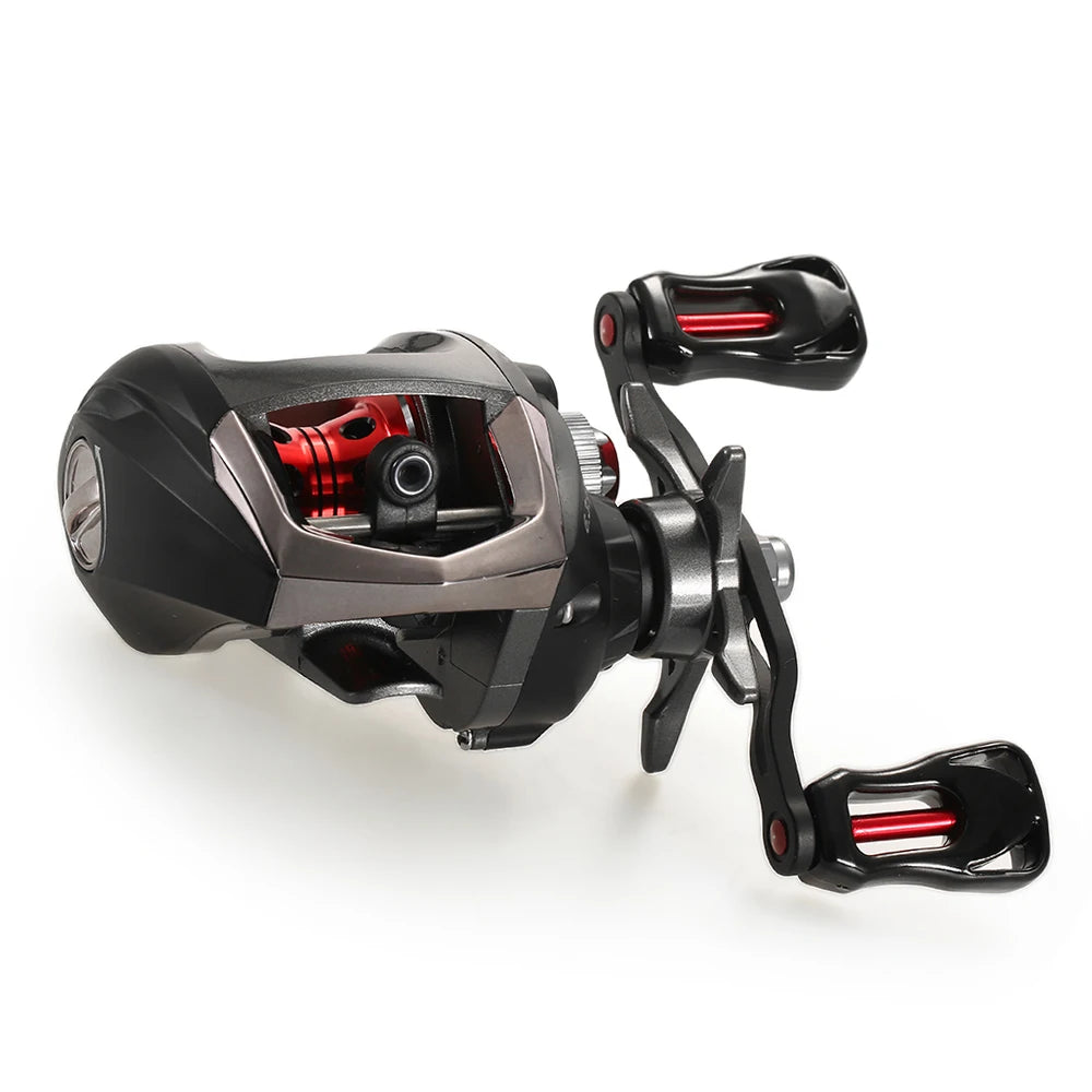 12+1 Ball Bearings Baitcasting Reel Fishing Fly High Speed Fishing Reel with Magnetic Brake System