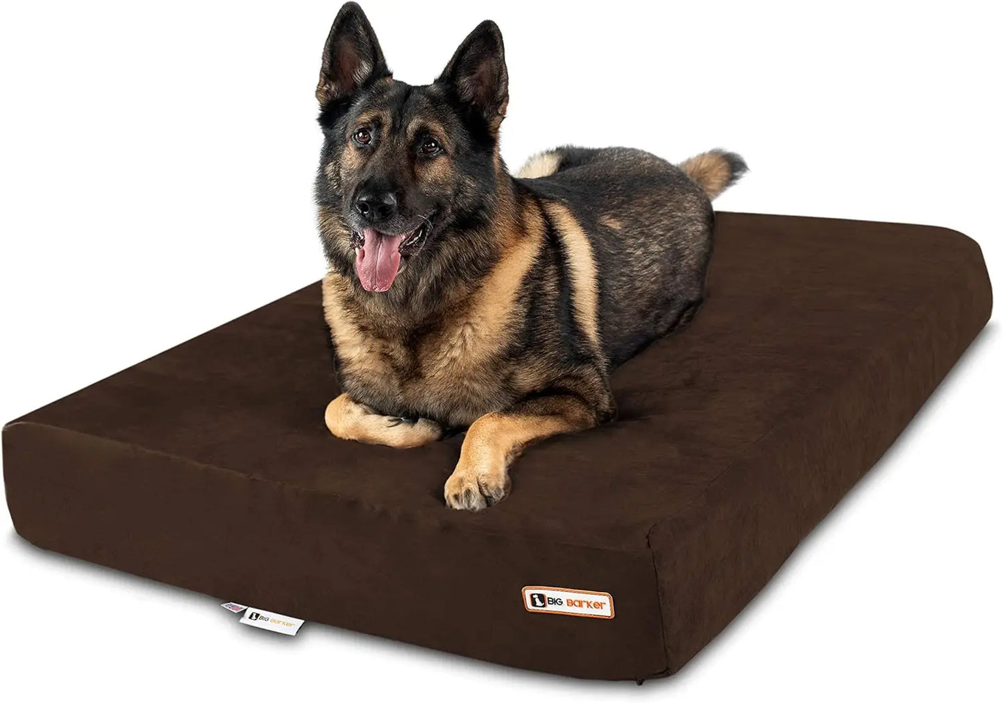 Sleep Elegant Orthopedic Dog Bed - 7"" Bed W/Washable Microsu Cover - Usa Crafted W/ (Sleep, Xl, Chocolate)