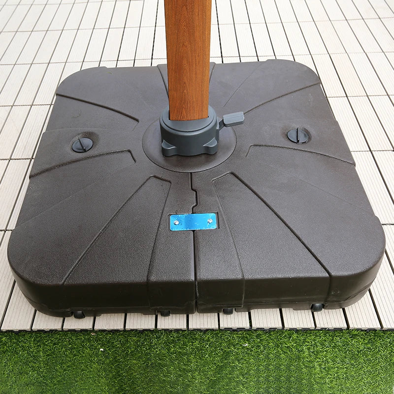 Outdoor Sun Led Light Patio Parasol Commercial Garden Umbrellas Heavy Duty 10*10ft Parasols Umbrellas Outdoor Metal