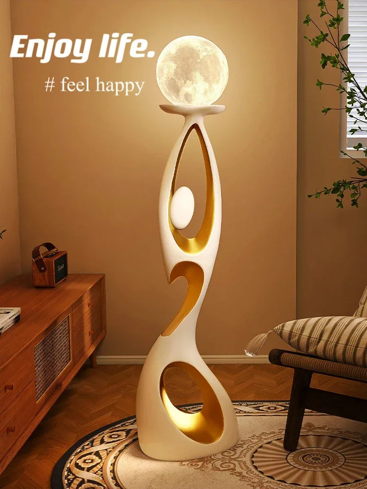Creative Home Decor Abstract Dancing Figures Light Luxury Living Room Porch Decoration Sculpture Modern Nordic Indoor Ornaments
