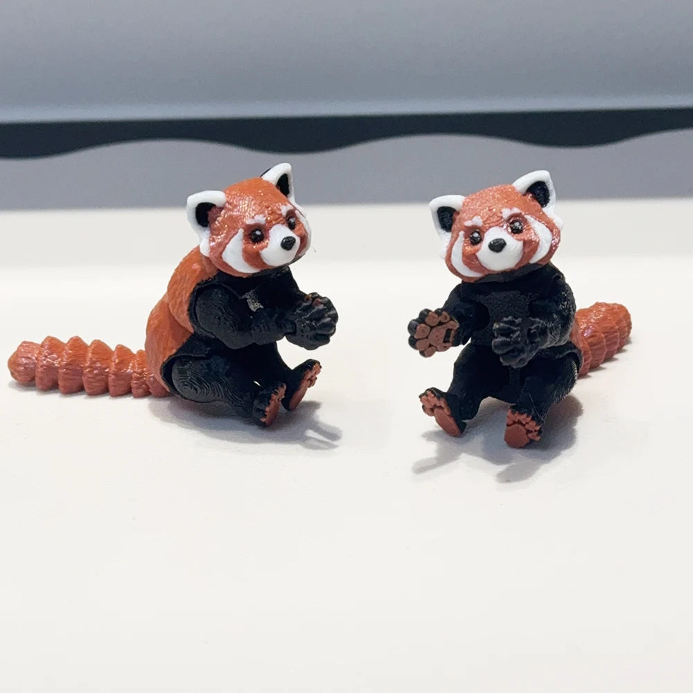 3d Printing Cute And Adorable Panda Models, Plastic Desktop Decorations, Sculptures, Ornaments, Holiday Gifts