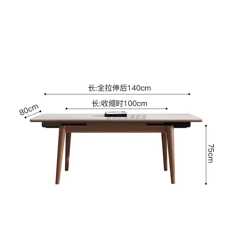 Simple Decoration Dining Table Style Minimalist Folding Table Luxury Conjuntos De Sala De Jantar Living Room Furniture