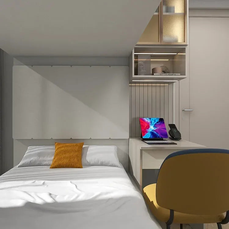 Custom Bunk Bed, High and Low Bed Staggered Tatami, Bed Cabinet Integrated Combination, Bedroom Furniture, Small Apartment