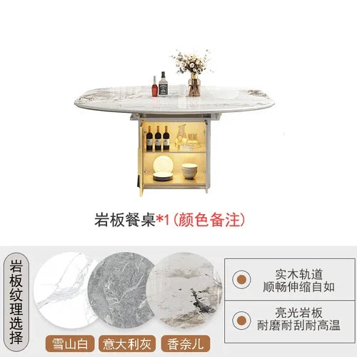 Comfy Extendable Dining Table Nordic Beauty Living Room Dining Table Minimalist Design Mesa De Comedor Kitchen Furniture