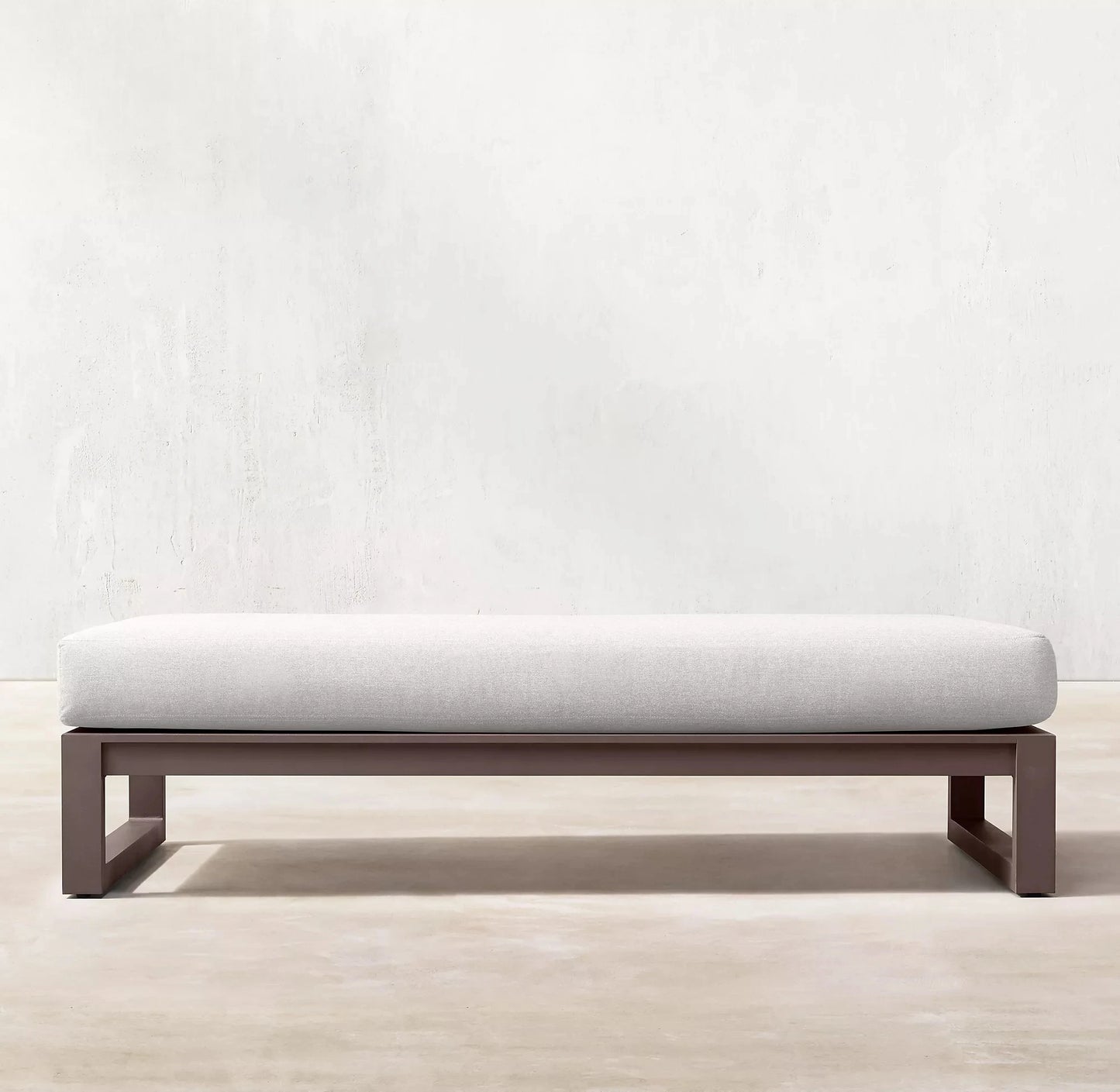 Factory Hot Selling Outdoor Garden Villa Metal Backless Bench Outdoor Balcony Courtyard Leisure Bench