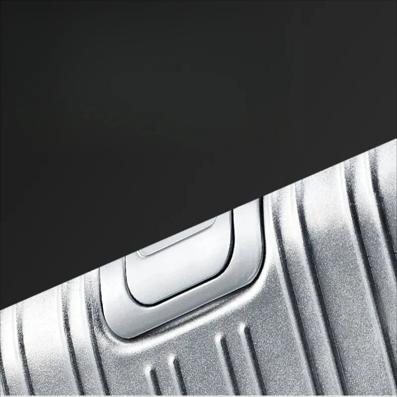 All Aluminum Suitcase Designer Brand Trolley Case The Same Model Luggage Men's Business Carry on Luggage Women's Travel Suitcase