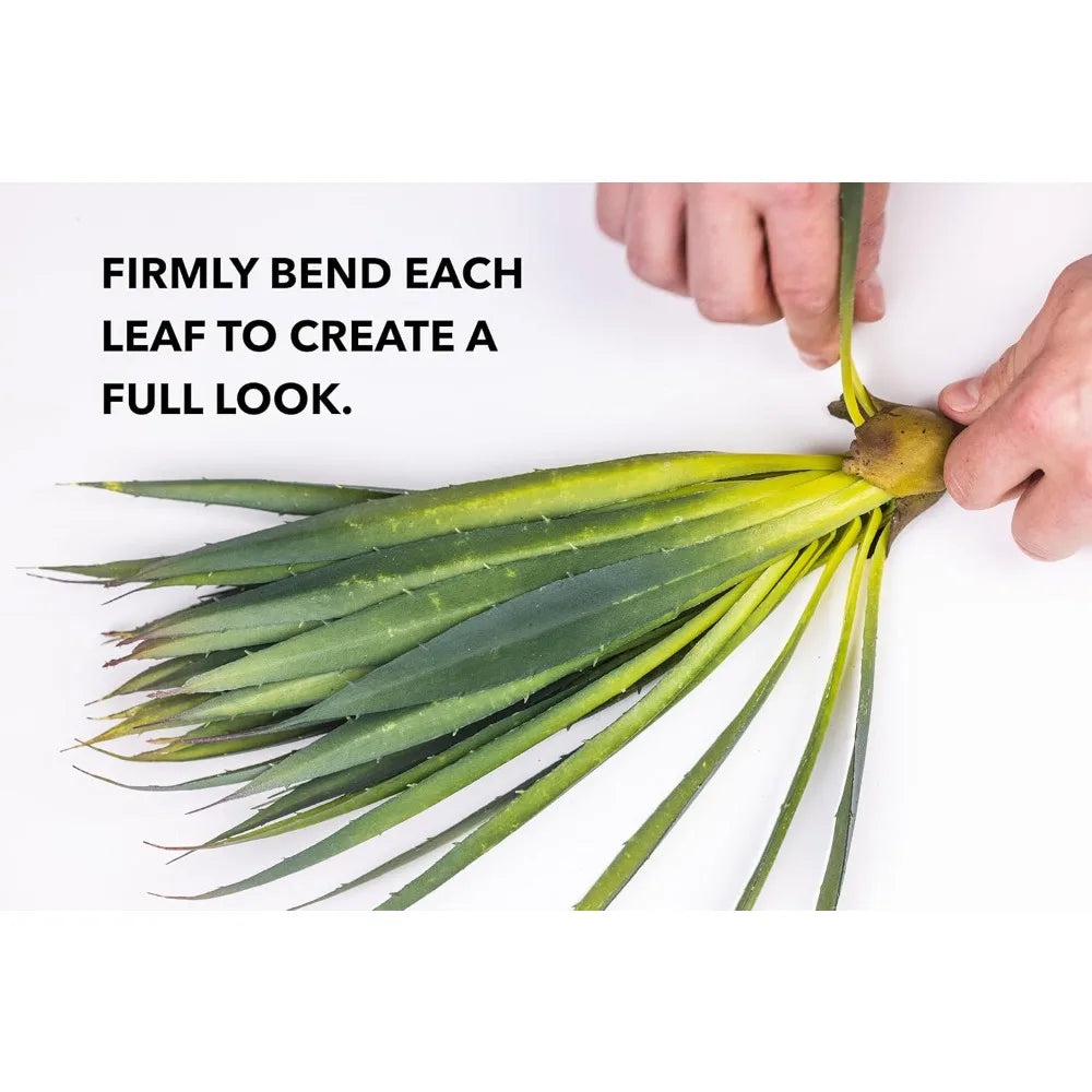 Vase and Succulents White Textured Ceramic Vase 10.5 Inch with Aloe Plant 19 Inch for Centerpieces Home Decor with Faux Vases