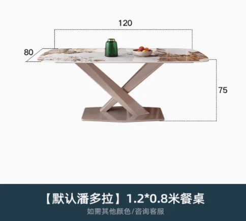 Modern Kitchen Dining Table Luxury Designer Rectangular Italian Table Restaurant Space Saving Tavoli Da Pranzo Home Furniture