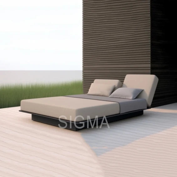 All Weather Outdoor Modern Patio Sofa Garden Furniture L Shape Luxury Aluminum Garden Sofa