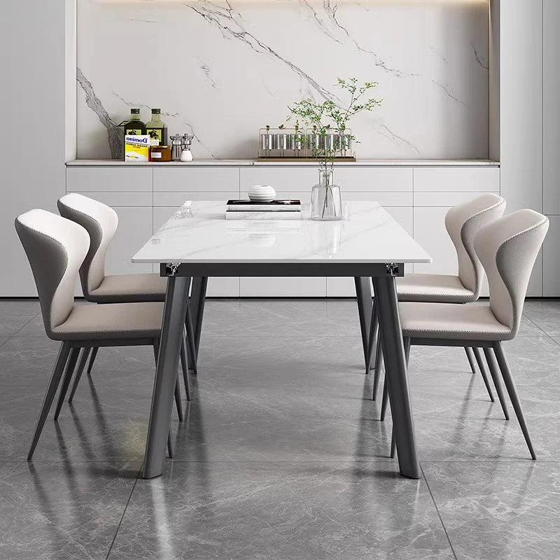 Luxury Extendable Dining Table Quality Delicacy European Modern Dining Tablesnordic Portable Mesa De Comedor Dining Furniture