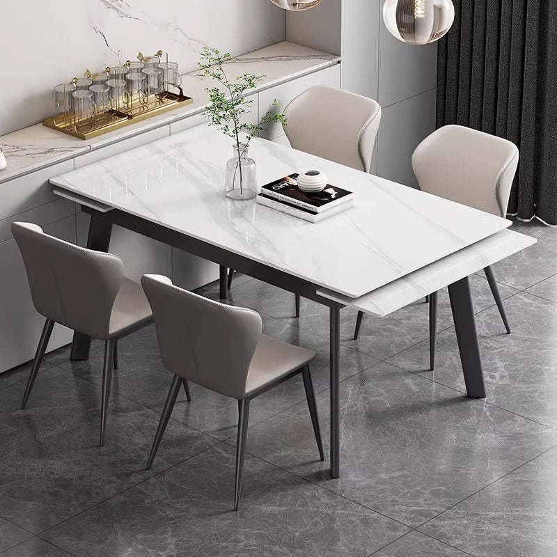 Luxury Extendable Dining Table Quality Delicacy European Modern Dining Tablesnordic Portable Mesa De Comedor Dining Furniture