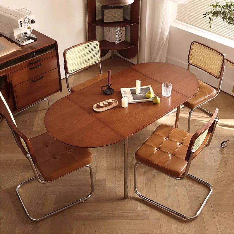 Luxury Dining Table Simple Minimalist Modern Decoration Folding Tables European Mesas Pegables Portatil Kitchen Furniture