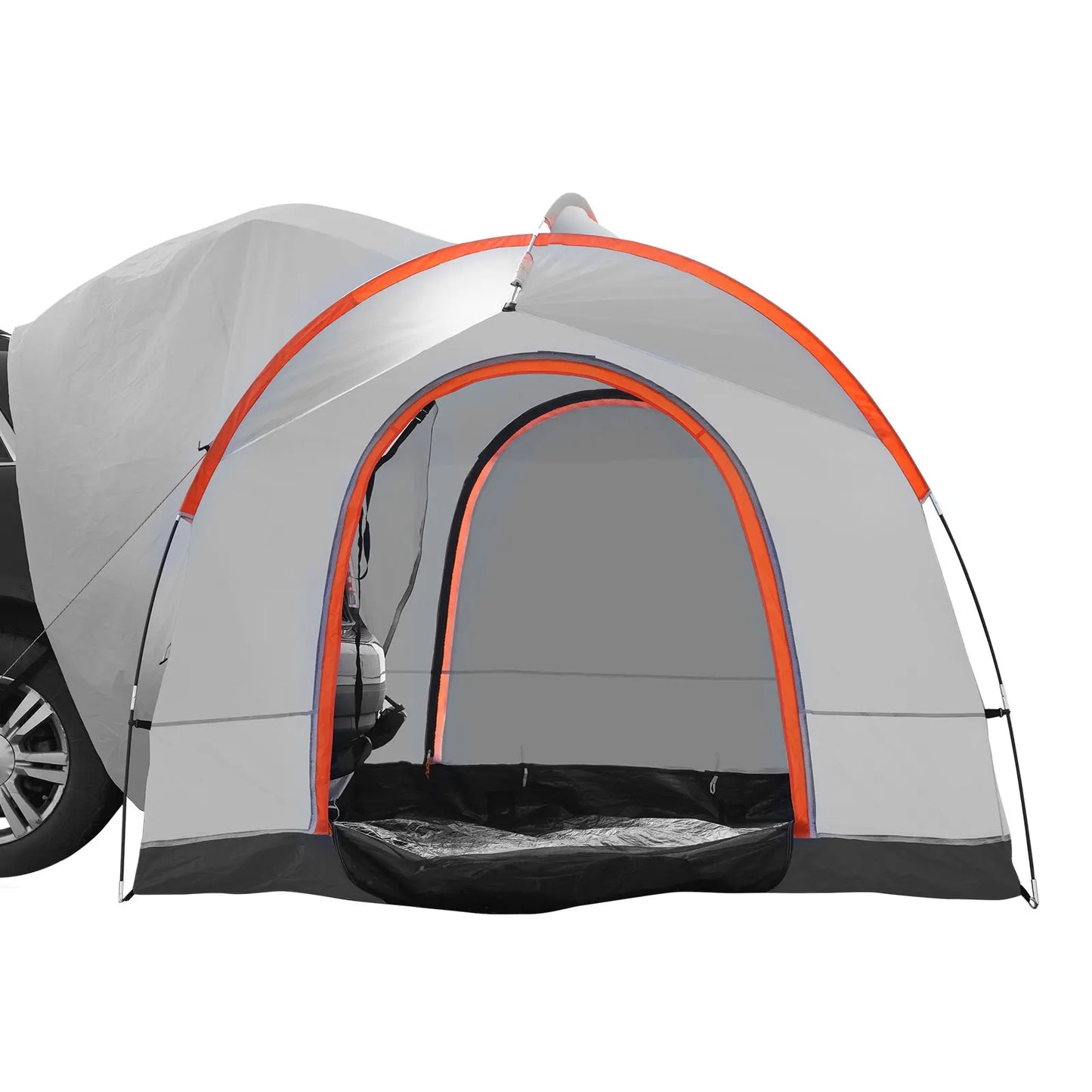 VEVOR SUV Camping Tent 8'-8' SUV Tent Attachment for Camping with Rain Layer and Carry Bag PU2000mm Double Layer Truck Tent