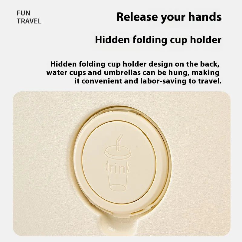 Durable Wide Handle Travel Suitcase Carry-On PC Material Luggage Trolley Case for Men And Women Available in 20 24 26 Inch Sizes