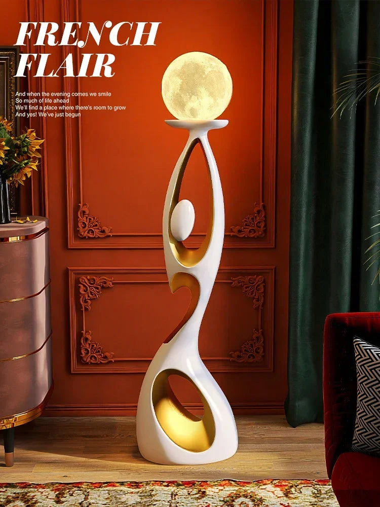 Creative Home Decor Abstract Dancing Figures Light Luxury Living Room Porch Decoration Sculpture Modern Nordic Indoor Ornaments