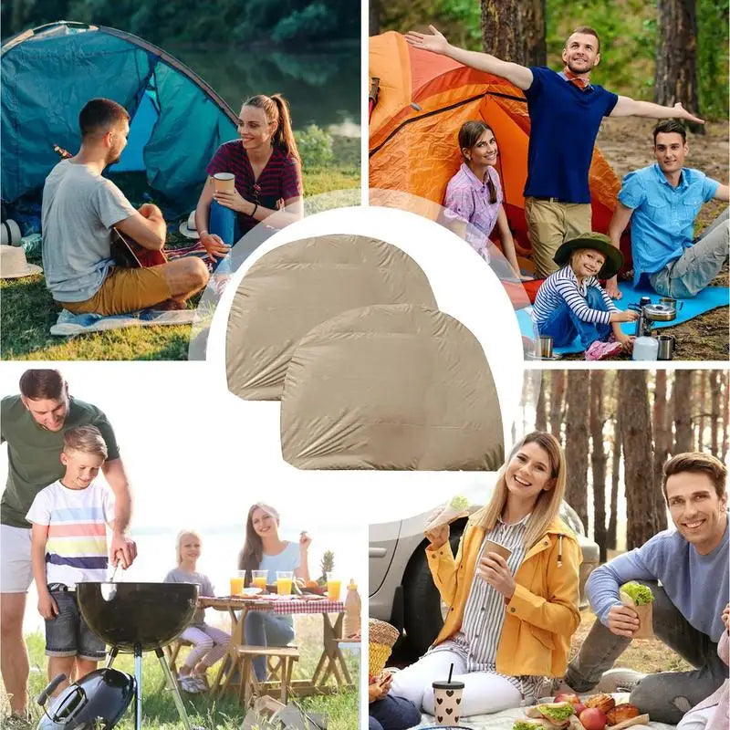 Lightweight Outdoor Camping Travel Tent Tarp Cover Sun Shelter Rainproof Tent Cover UV Protection Camping Gear for Camping Trips