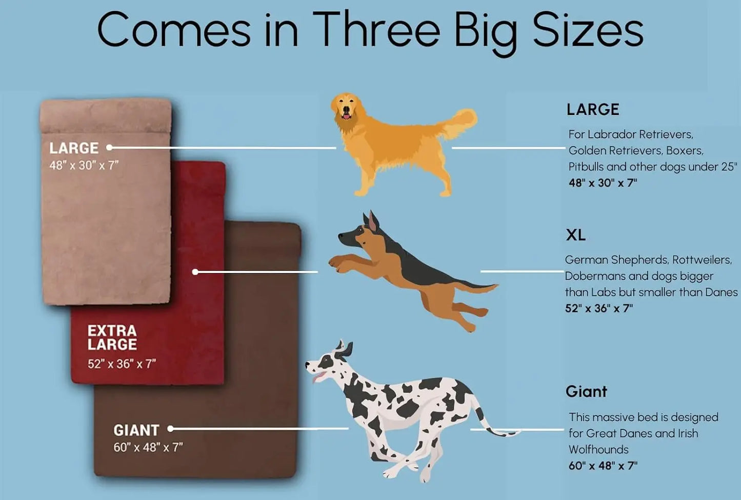 Sleep Elegant Orthopedic Dog Bed - 7"" Bed W/Washable Microsu Cover - Usa Crafted W/ (Sleep, Xl, Chocolate)