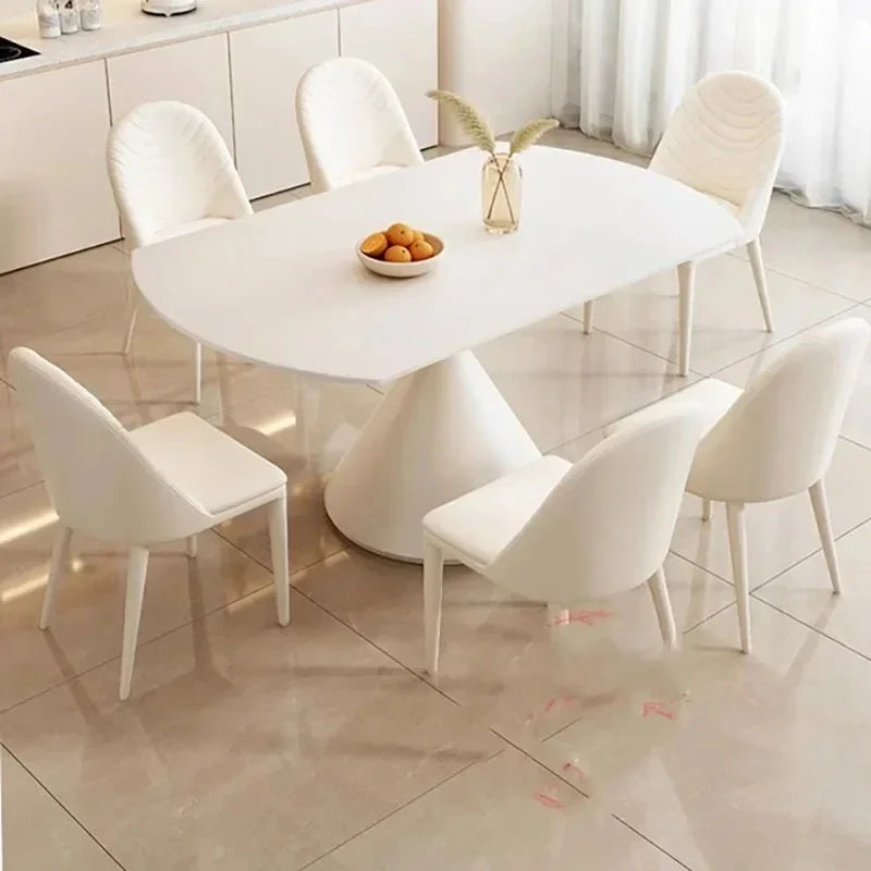 Wooden Nordic Dining Table Modern Minimalist Living Room Dining Table Luxury Style Mesas De Comedor Garden Furniture Sets