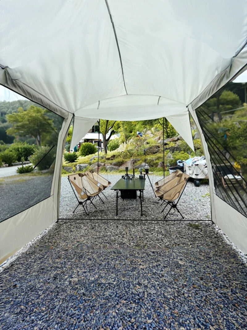 Lohascamping Car box docking tent  Portable Waterproof SUV Tail Tent 3-4 people Dome tent Sunshade Tunnel style tent