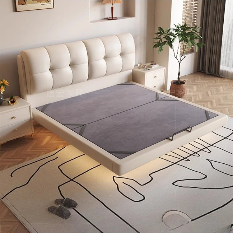 Wedding White Bed Beauty Princess Double Massage Luxury Aesthetics Bed Comfortable Fashionable Design Wood Muebles Furniture