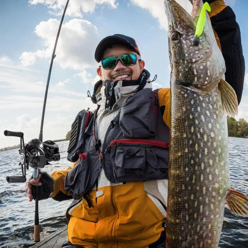 Black Baitcaster Reel Portable Black Fishing Reel Lightweight Fishing Accessories User Friendly Fishing Reel For Fishing