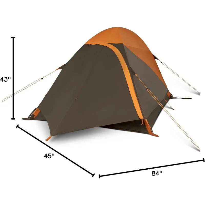 Kelty Grand Mesa 2 Person Backpacking Tent – 3 Season Camping, Thru Hiking Shelter, Aluminum Pole Frame, Single Door + Vestibule