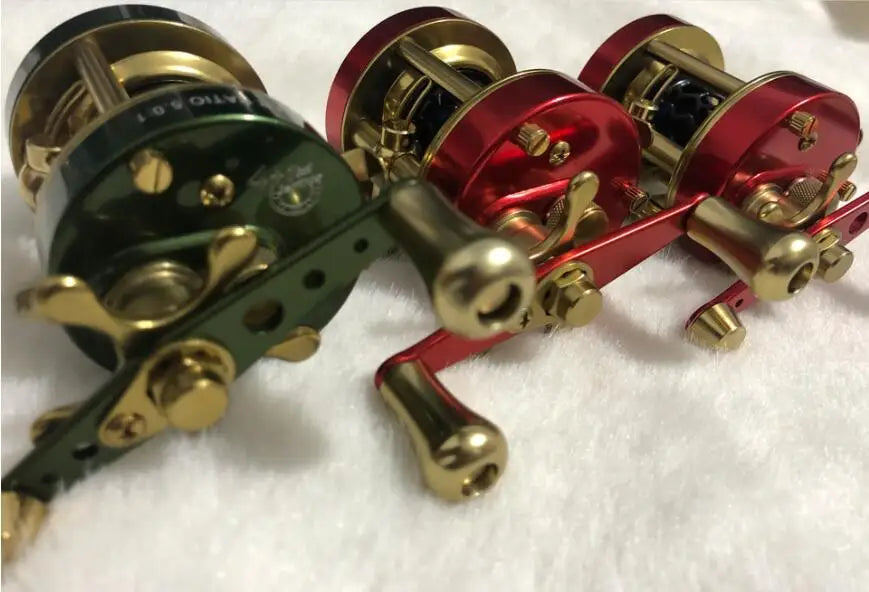 Reel Ming Yang W300L, Green, Gold, Red,Purple left hand and right hand