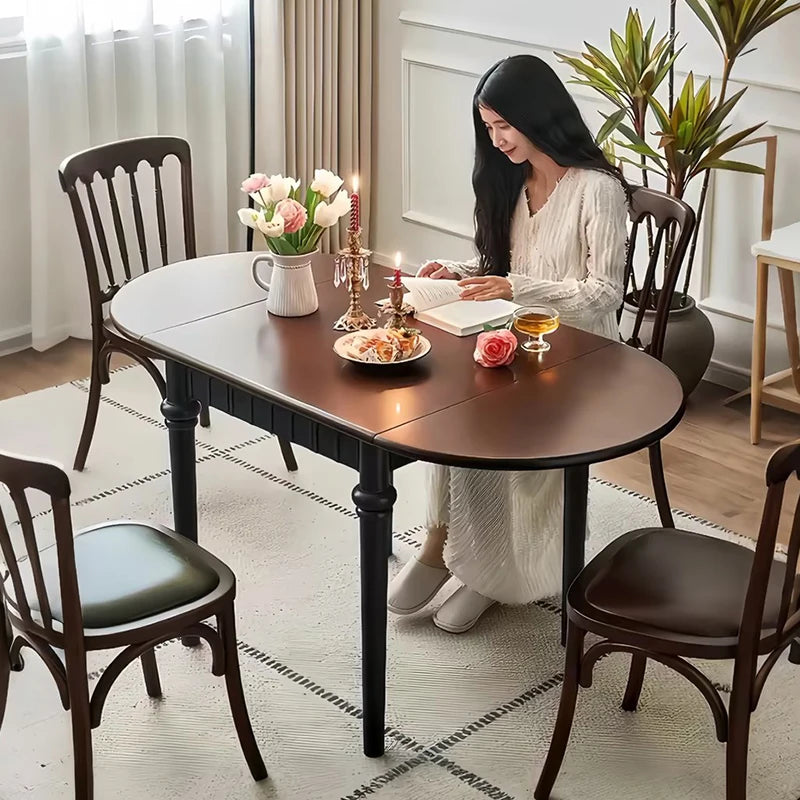 Modern Decoration Nordic Dining Table L Luxury Folding Tables Minimalist Mesas Y Sillas De Comedor Living Room Furniture