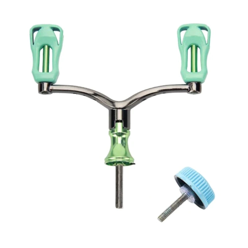 Fishing Reel Double Arm Fishing Reel Handle Arm Grip for Baitcasting Reel, Spinning Fishing Reel Handle