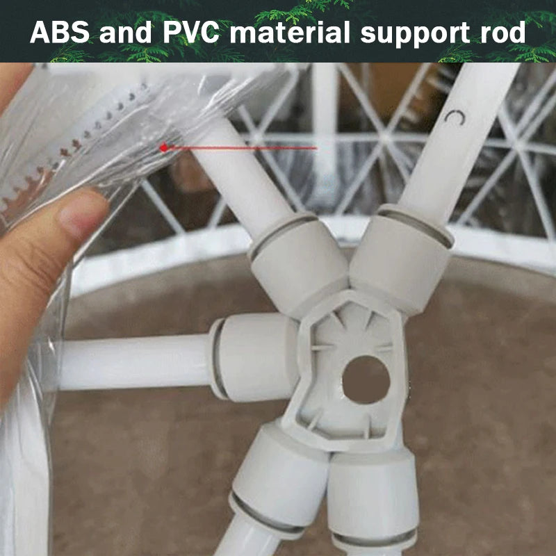 Transparent Starry Sky Tent, Eco-Friendly Material, Windproof, Waterproof, UV Resistant, Spacious for 6-8 People, Easy Assembly