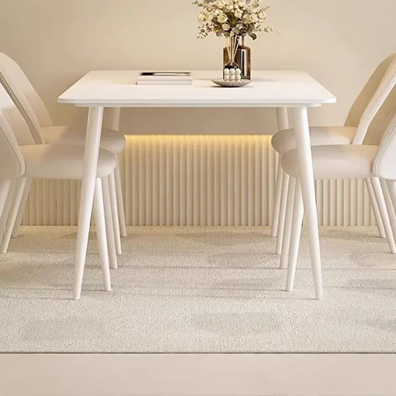 Wooden Nordic Dining Table Rectangle Minimalist Living Room Dining Table Simple Luxury Mesas De Jantar Garden Furniture Sets