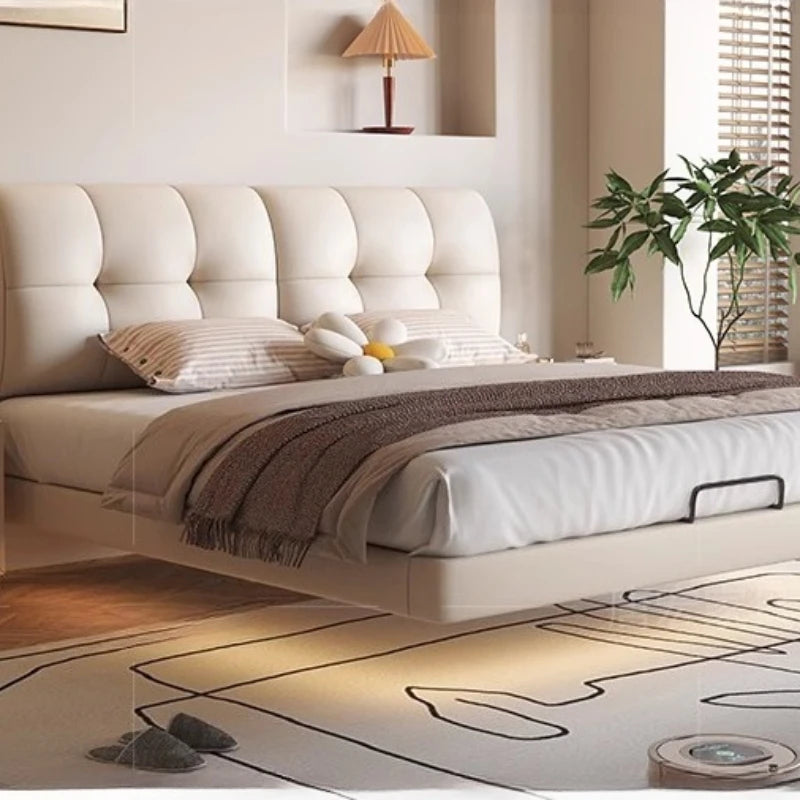 Wedding White Bed Beauty Princess Double Massage Luxury Aesthetics Bed Comfortable Fashionable Design Wood Muebles Furniture