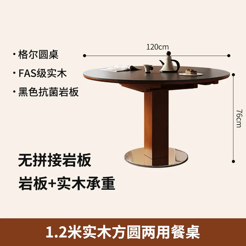 Living Room Dining Table Sets Vintage Simple Style Folding Table Modern Design Conjuntos De Sala De Jantar Living Room Furniture