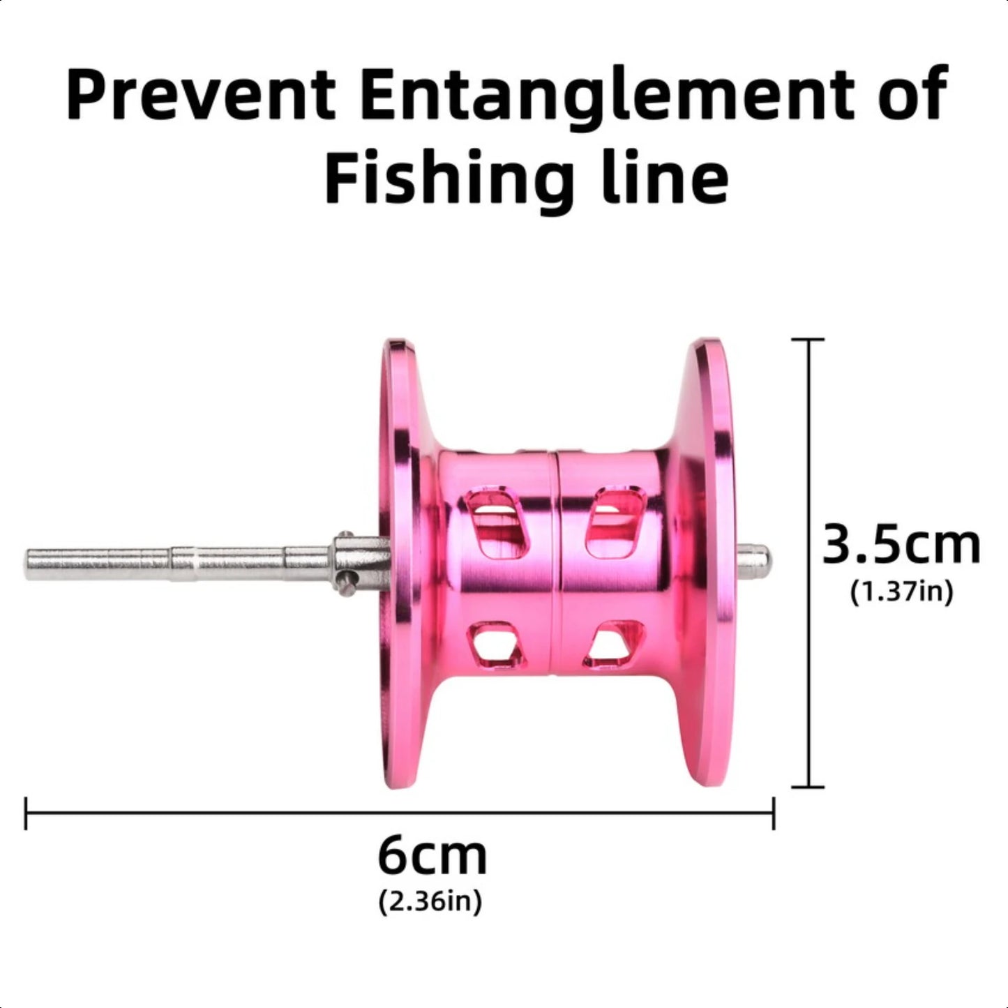 Ultra Light Pink Left/Right Handed Brake System Baitcasting Fishing Reel with Gear Ratio 7.2:1