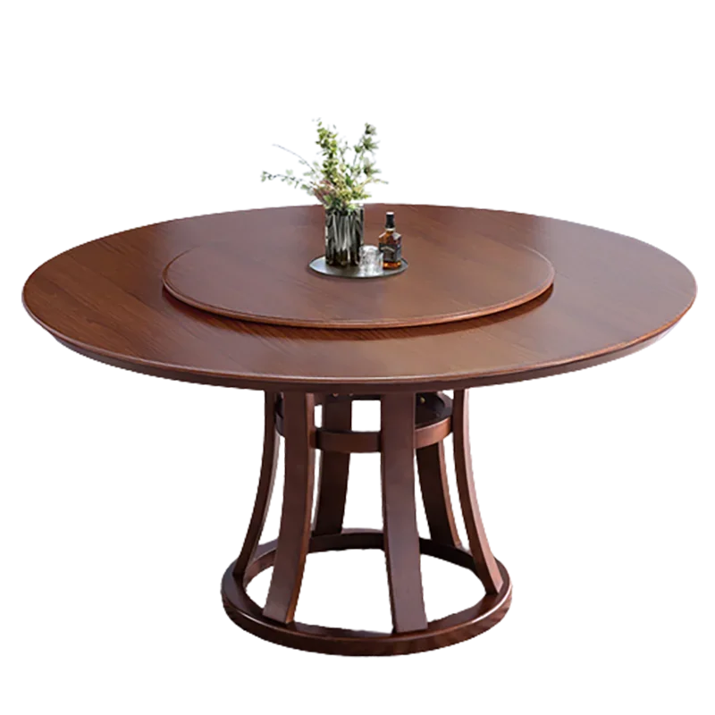 Comfy Beauty Dining Table Round Wooden Nordic Home Kitchen Dining Table Living Room Mesas De Comedor Garden Furniture Sets