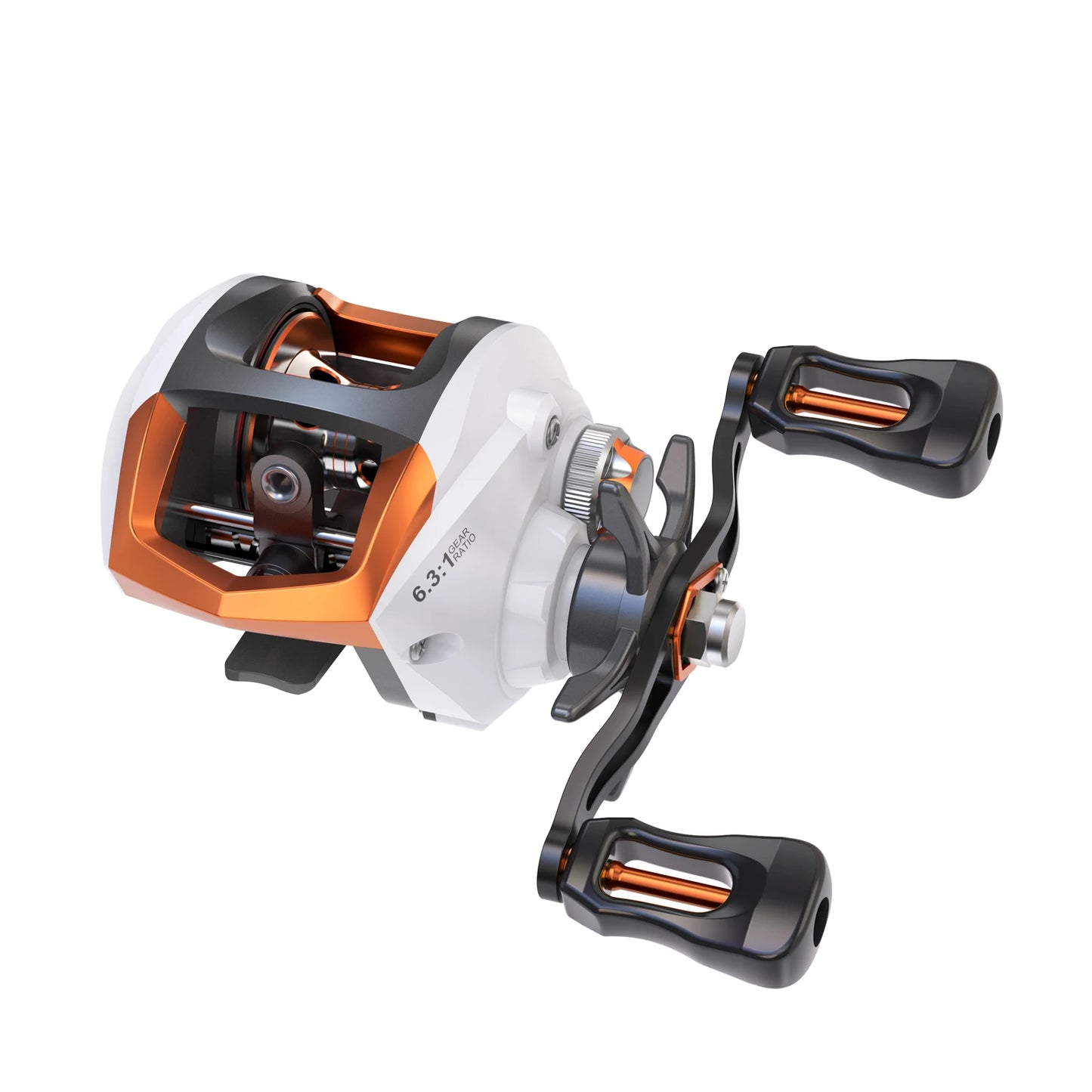 Lixada 12+1 Ball Bearings Baitcasting Reel Fishing Fly High Speed Fishing Reel with Magnetic Brake System