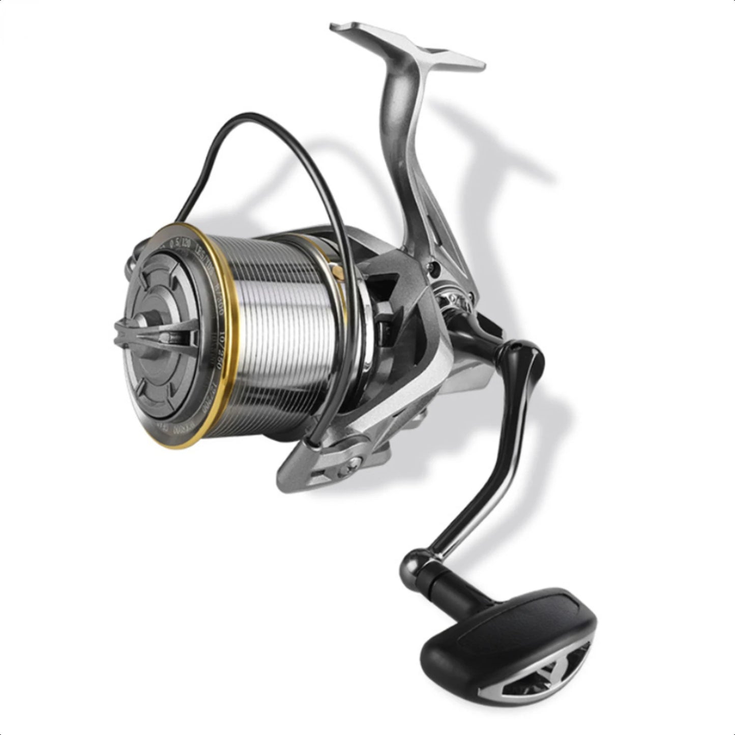 8000 9000 10000 12000 14000 Series Long Casting Spinning Wheel 17+1BB Aluminum Alloy Spool 4.8 1 High Speed Fishing Reel Samolla