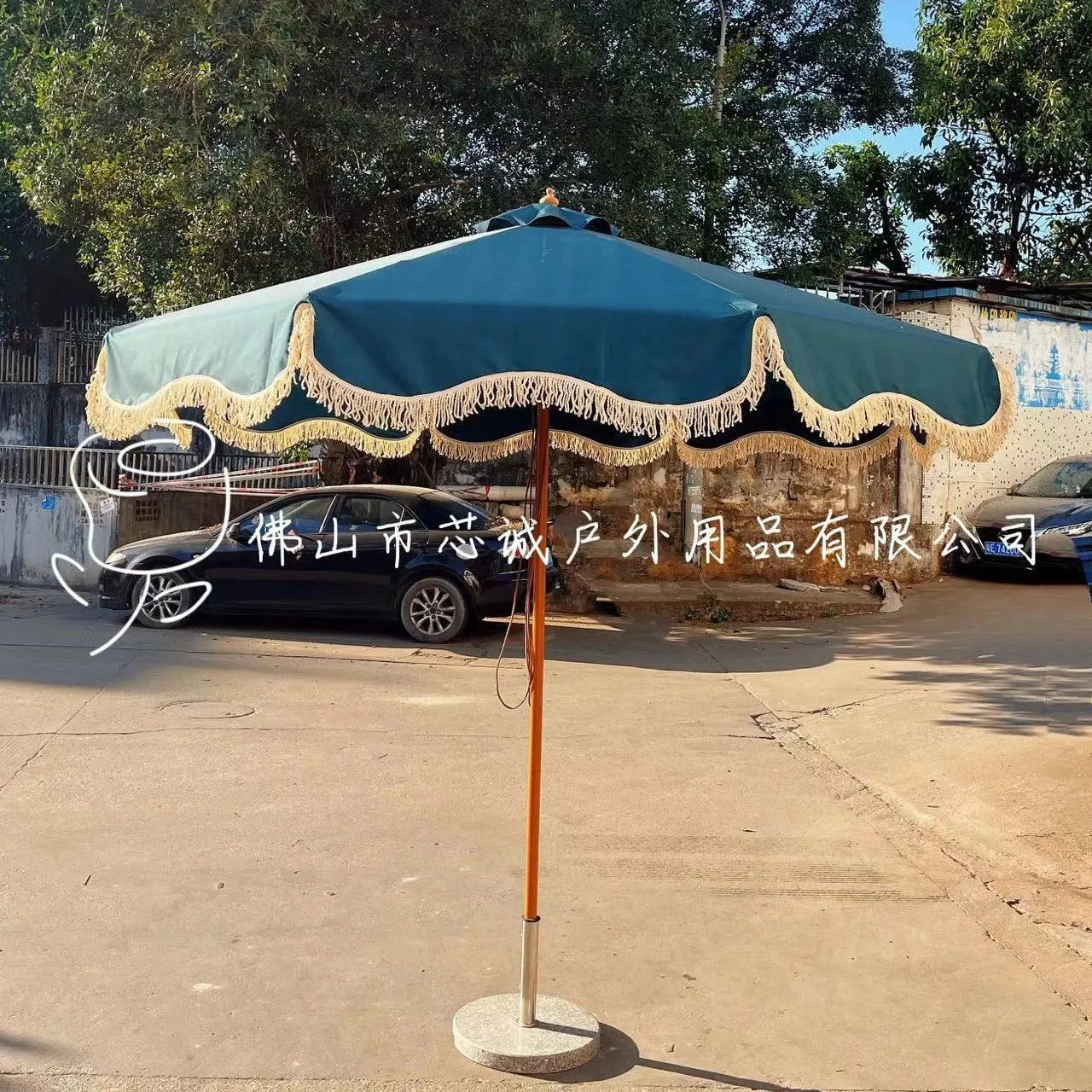 Outdoor Courtyard Umbrella Hotel Terrace Villa Umbrella Stall Shade Courtyard Umbrella Cafe Restaurant Courtyard Umbre