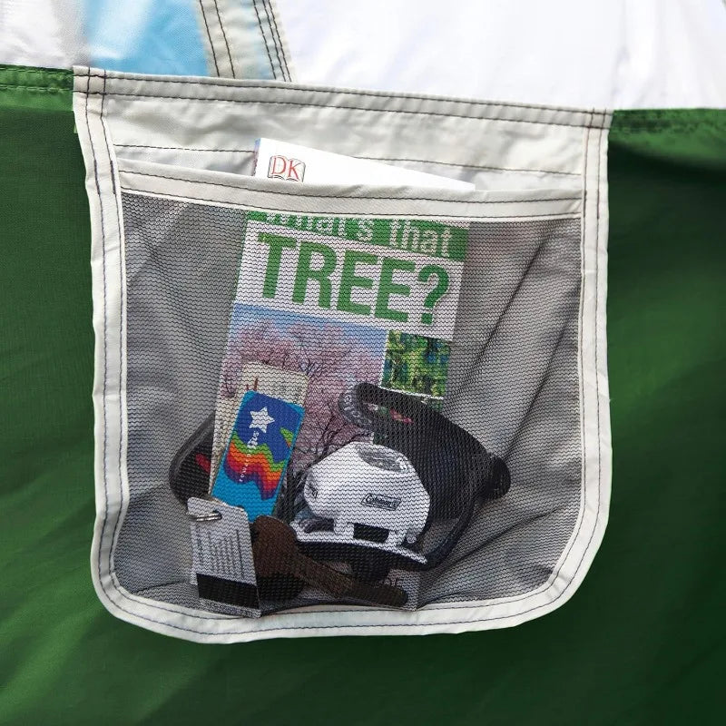 Coleman Evanston Screened Camping Tent, 6/8 Person Weatherproof Tent with Roomy Interior Includes Rainfly, Carry Bag