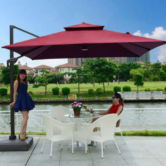 Patio Umbrella Top Cover Patio Umbrella Replacement Canopy Backyard Garden Outdoor Umbrella Top Sun Protective Water Resistant