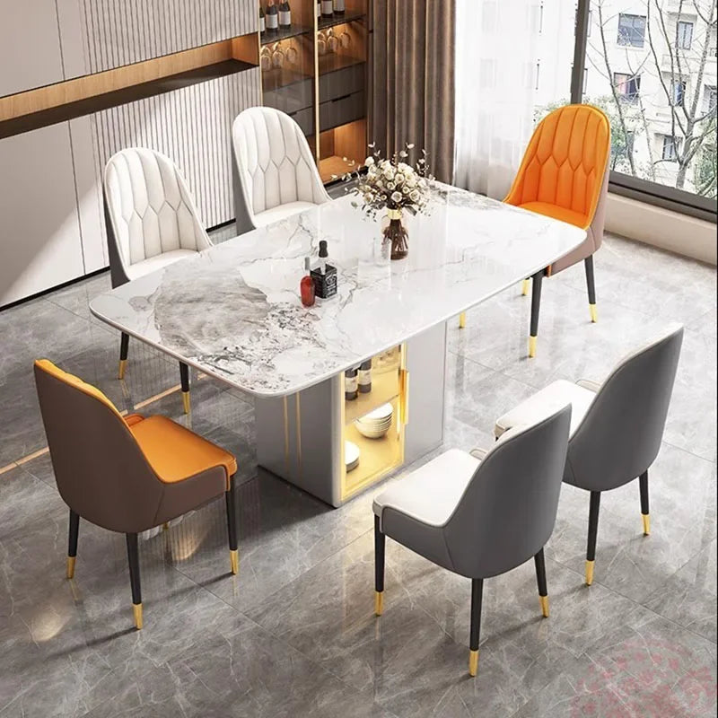 Comfy Extendable Dining Table Nordic Beauty Living Room Dining Table Minimalist Design Mesa De Comedor Kitchen Furniture