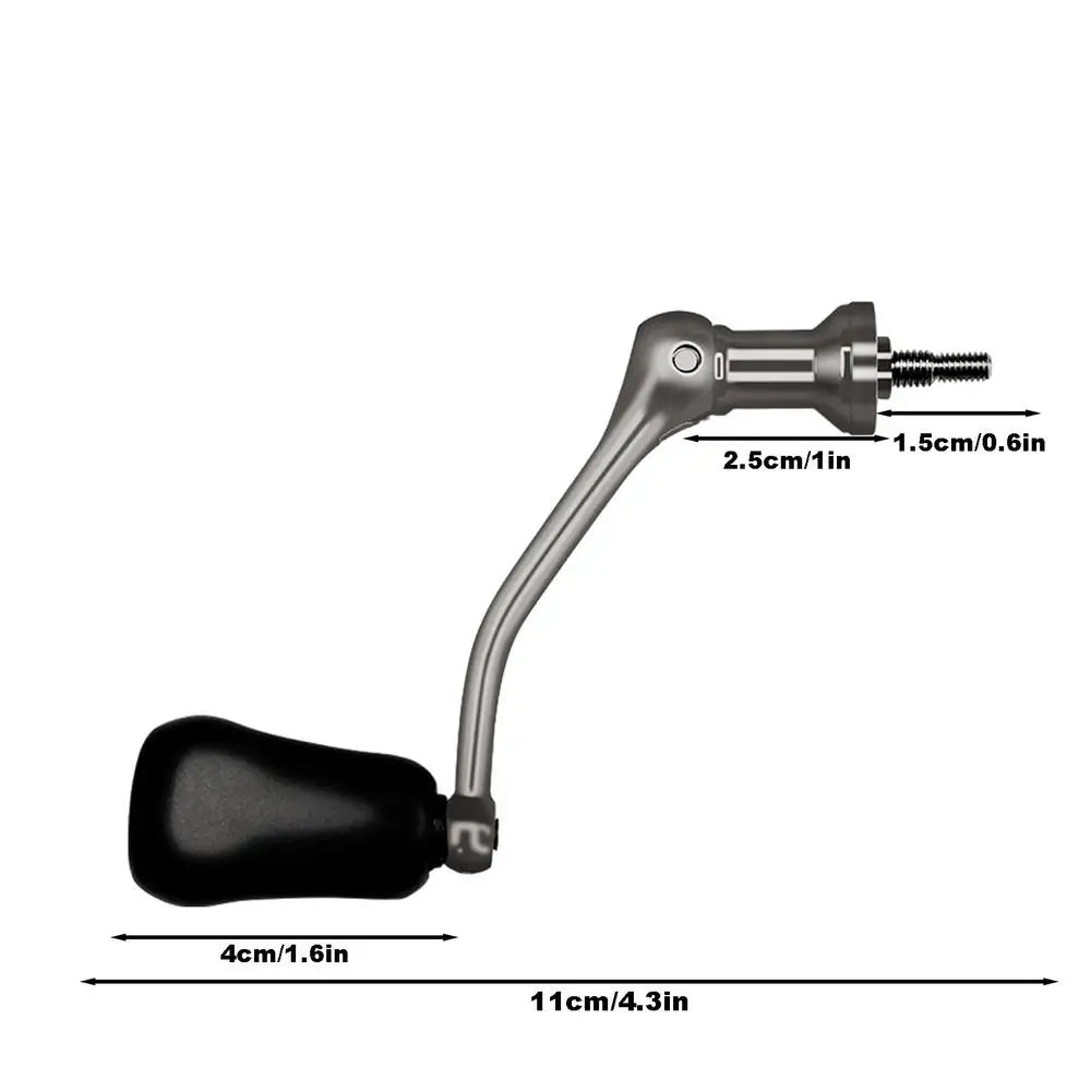Screw-in Spinnings Reel Rocker Fishing Reel Crank Rock Arm Reel Double Knob Grip Fishing Reel Handle Grip Fishing Reel Accessory