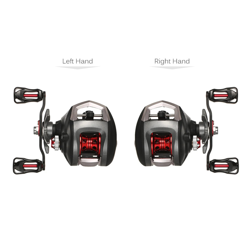 12+1 Ball Bearings Baitcasting Reel Fishing Fly High Speed Fishing Reel with Magnetic Brake System