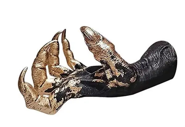 Gothic Witch's Hand Statues Creative Resin Ornament Aesthetic Wall Keys Hanging Rack Bag Hangers Wall Art Sculptures Home Decor