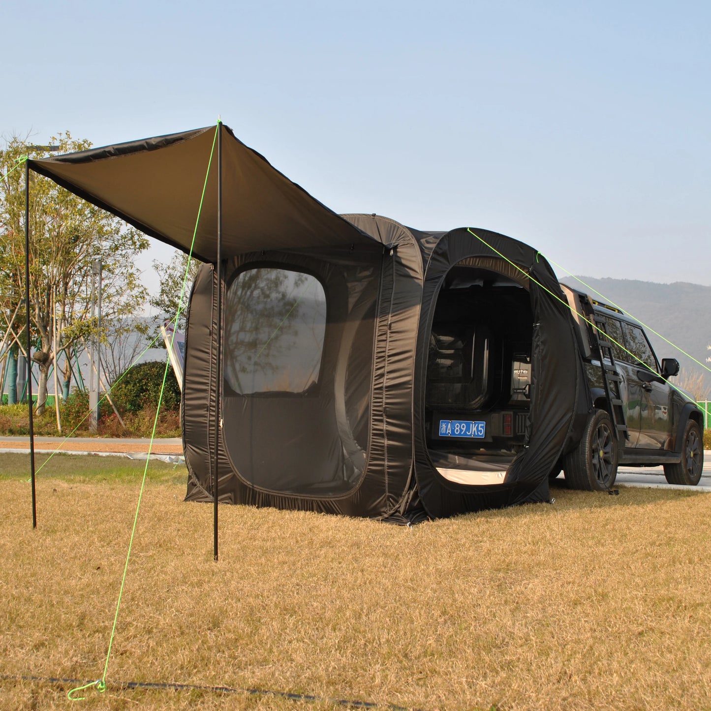 Car Rear Automatic Tent, Car Tailgate Tent,Pop Up Car Rear Tent, SUV Tents Car Tents for Campers Multipurpose Truck Tent