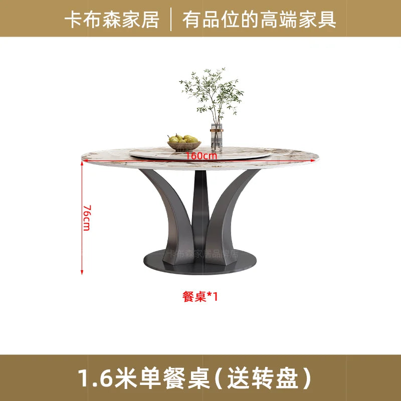 European Decoration Dining Table Modern Italian Luxury Minimalist Dining Table Nordic Marble Mesa De Comedor Home Furniture