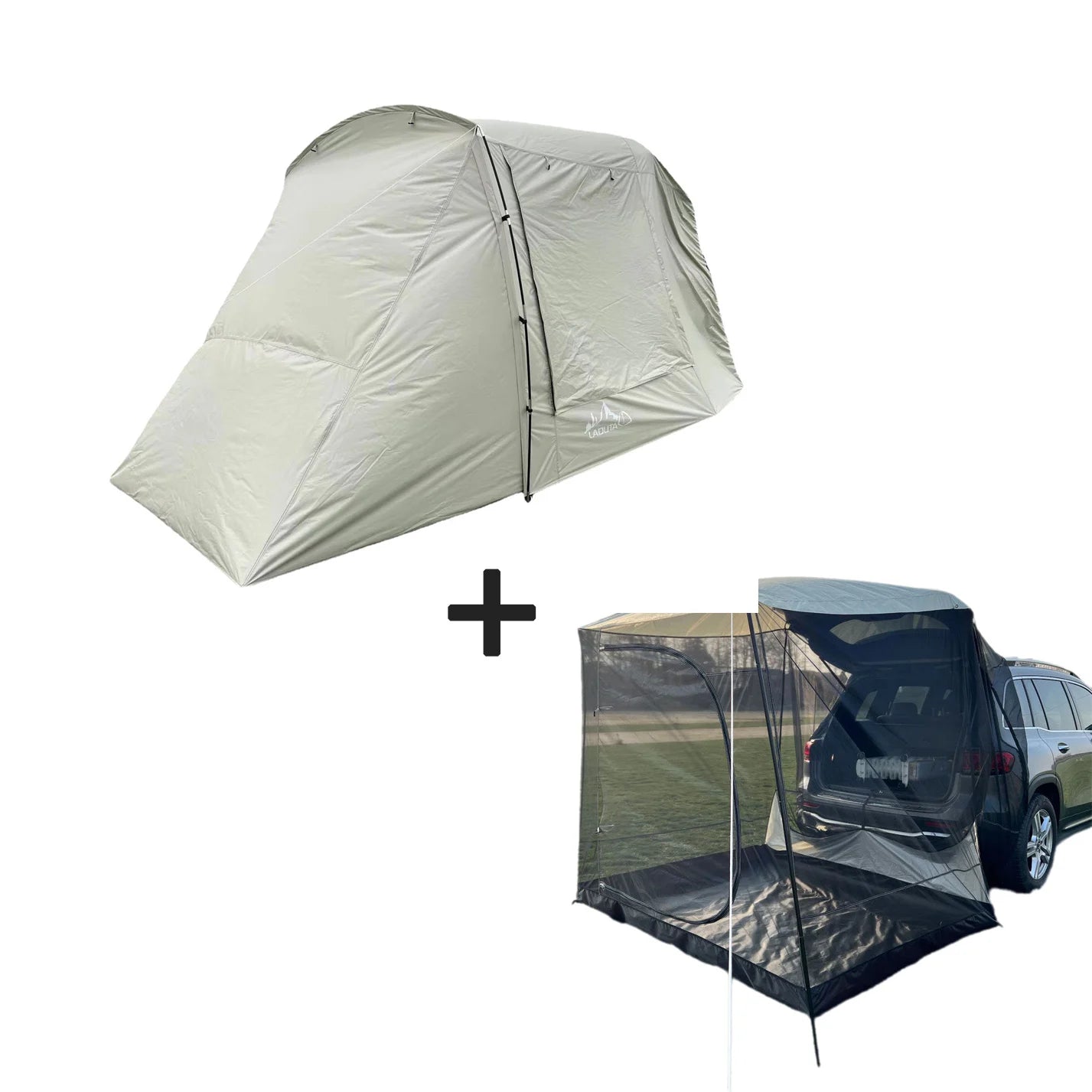 Lohascamping Car box docking tent  Portable Waterproof SUV Tail Tent 3-4 people Dome tent Sunshade Tunnel style tent