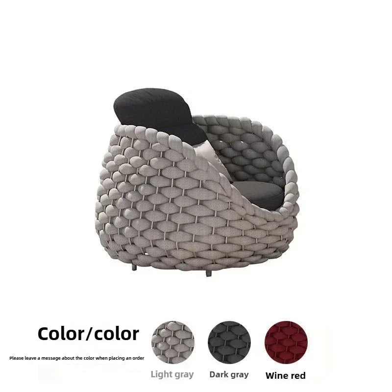 Outdoor Sofa Combination Double Chair Set Courtyard Terrace Villa Balcony LivingRoom Leisure Furniture All-Weather Patio Seating