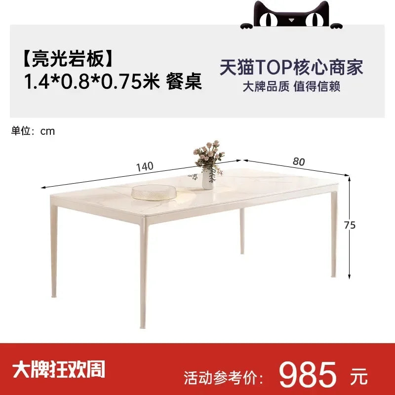 Nordic Wooden Dining Table Rectangle Simple Luxury Living Room Dining Table Home Kitchen Mesas De Jantar Garden Furniture Sets