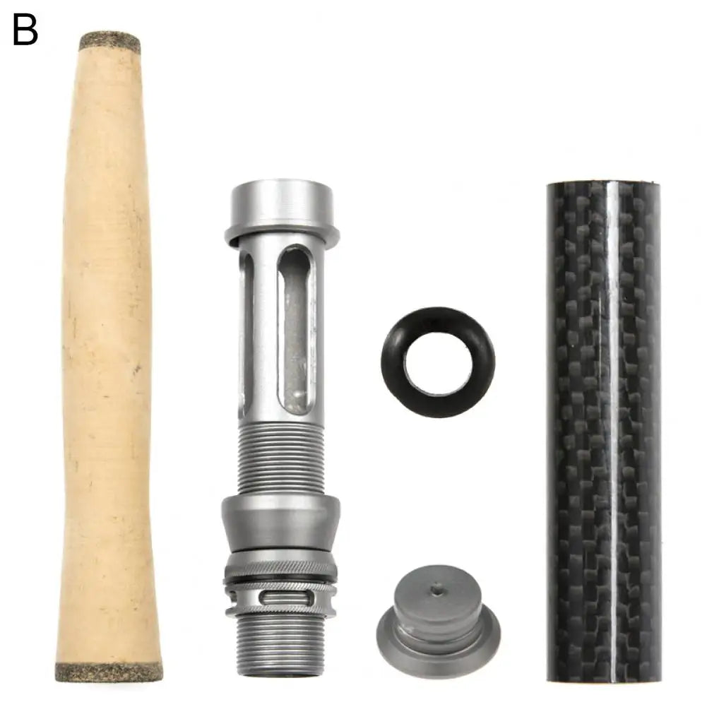 Spinning Rod Handle Cork Grip 1 Set FLY DIY Outdoor Fishing Wheel Reel Seat Kit